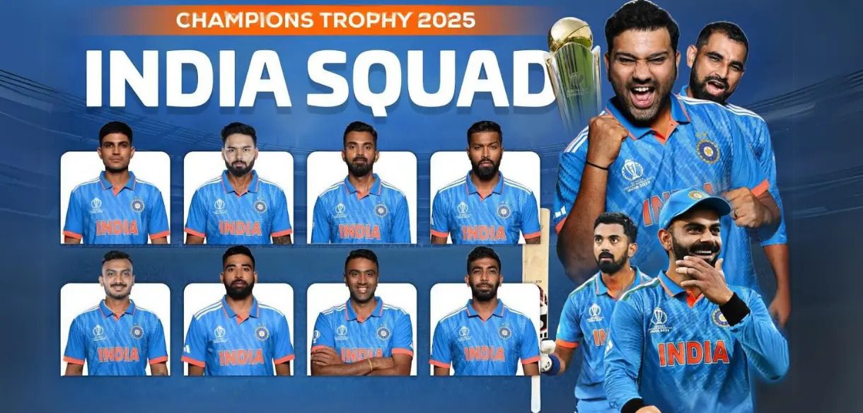 Champions Trophy India Squad
