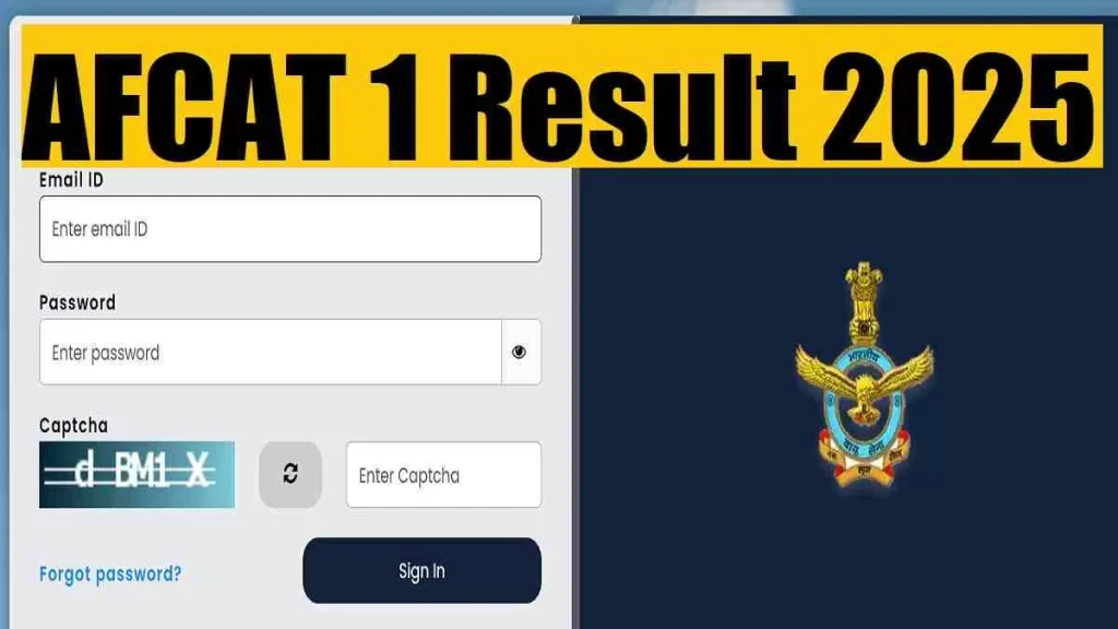 AFCAT Result