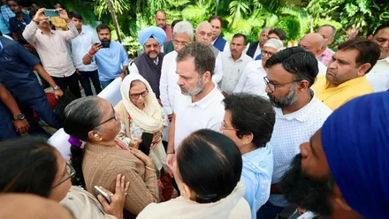 Rahul Gandhi met IPS Y Puran Kumar’s family on 14 October | Latest News