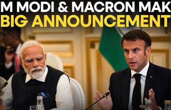PM Modi Macron Meet