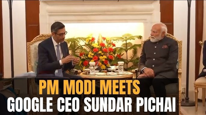 CEO Sundar Pichai met PM Modi