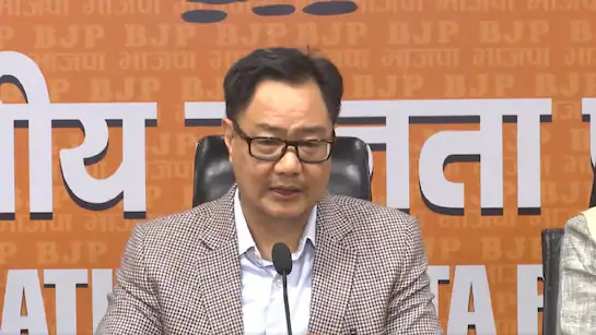 Kiren Rijiju said People North East