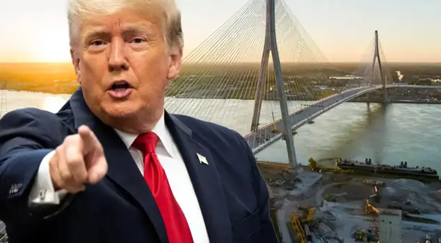 Trump is claiming half bridge