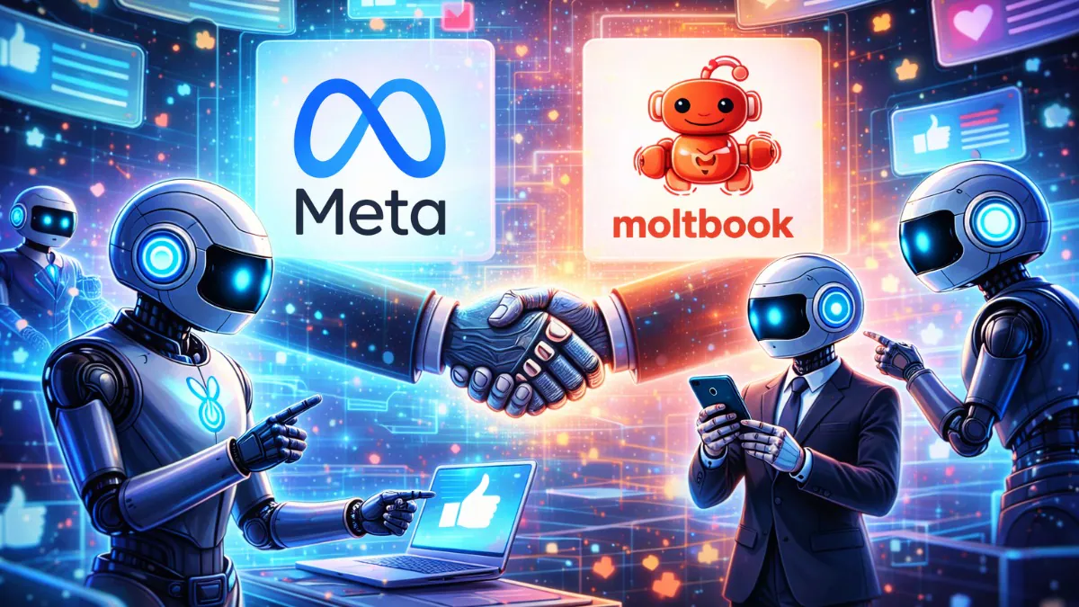 Meta acquires AI Moltbook