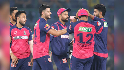 RR spectacular win defeated CSK