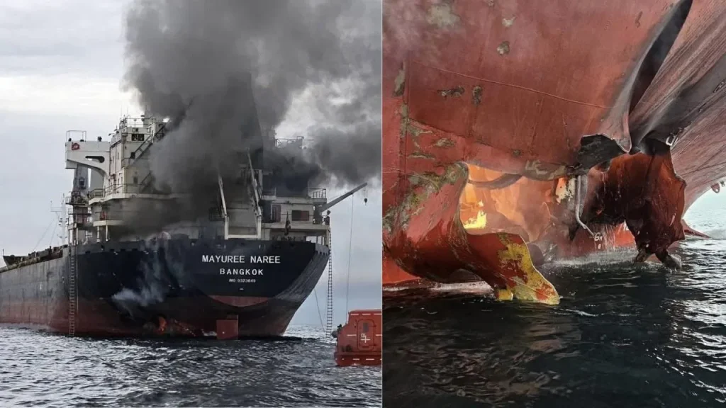 The Thai cargo ship Mayuri Nari