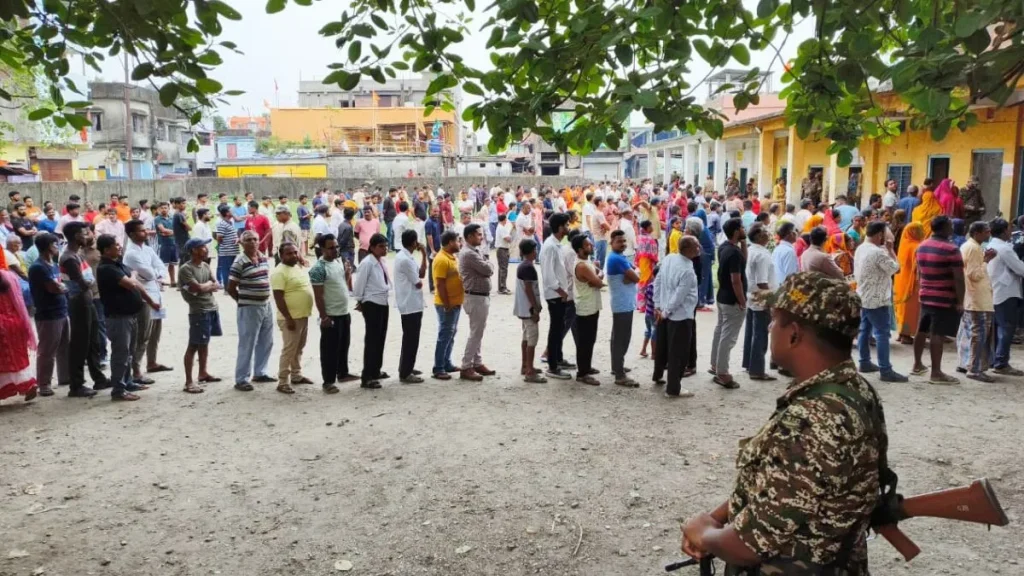 West Bengal Voting in Coronation