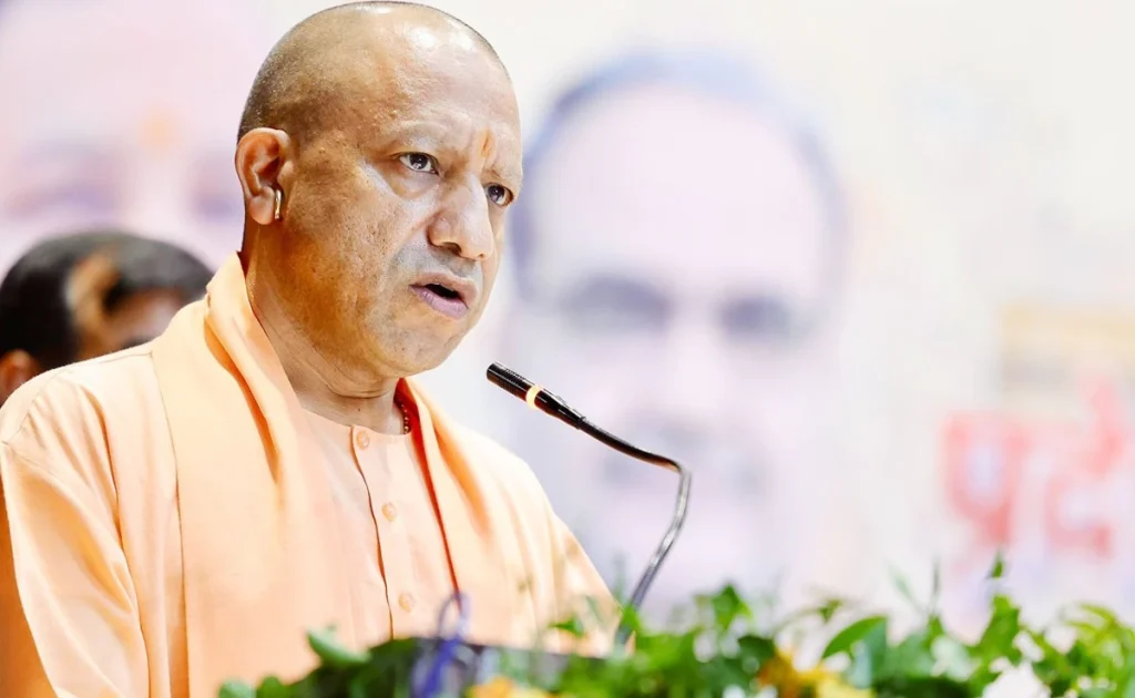 Adityanath is holding election ralli