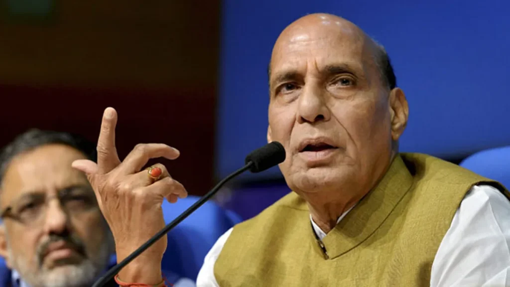 Rajnath Singh warned Pakistan