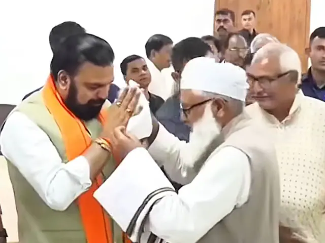 CM Samrat refused to wear skullcap