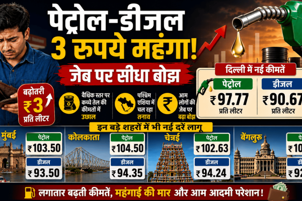 Petrol and diesel prices in India