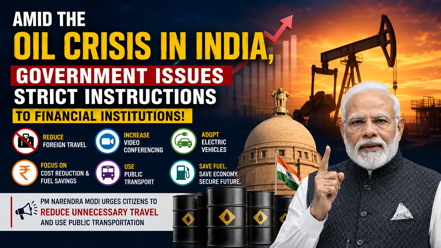 Amid the oil crisis in india
