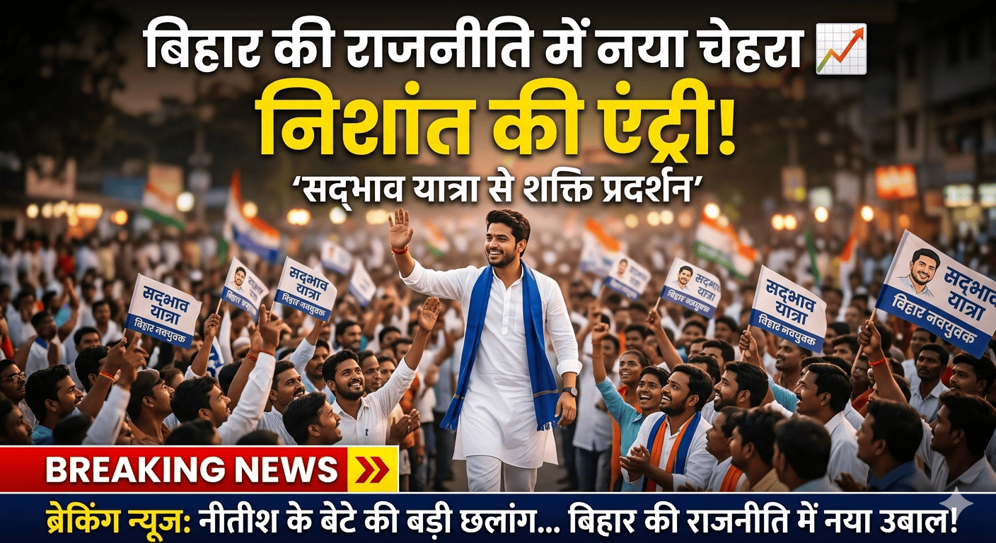 Nitish son Nishant enters politics