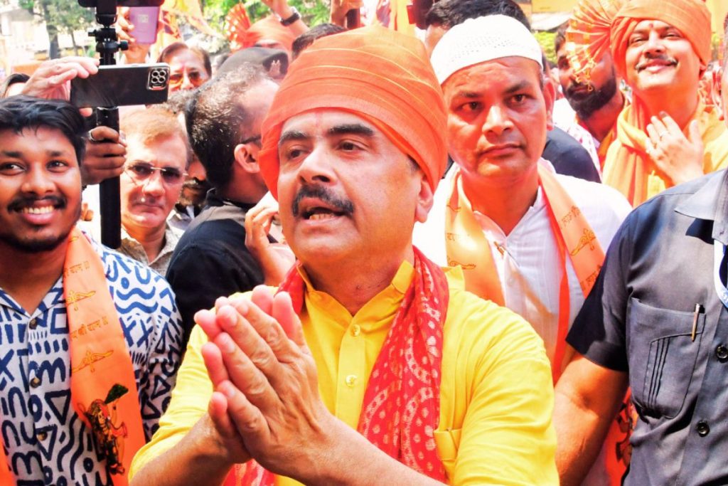 Suvendu Adhikari is going crowned