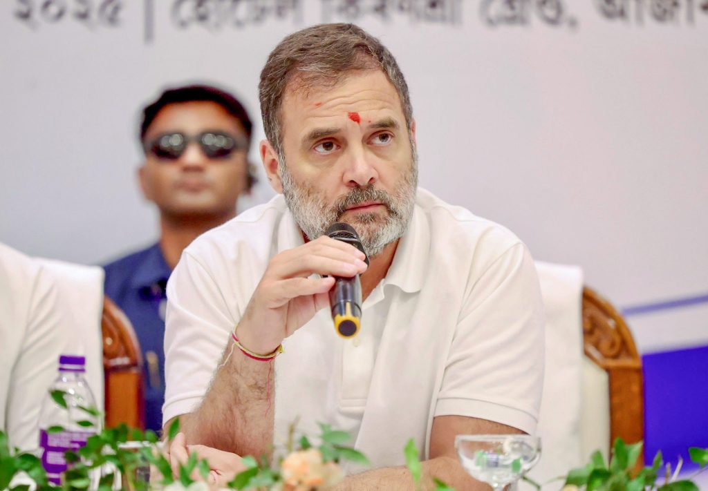 Rahul Gandhi targeted central BJP