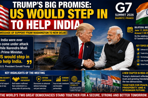 US would step in to help India
