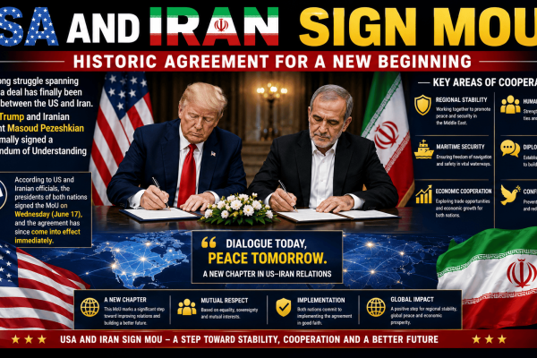 USA and Iran Sign MOU