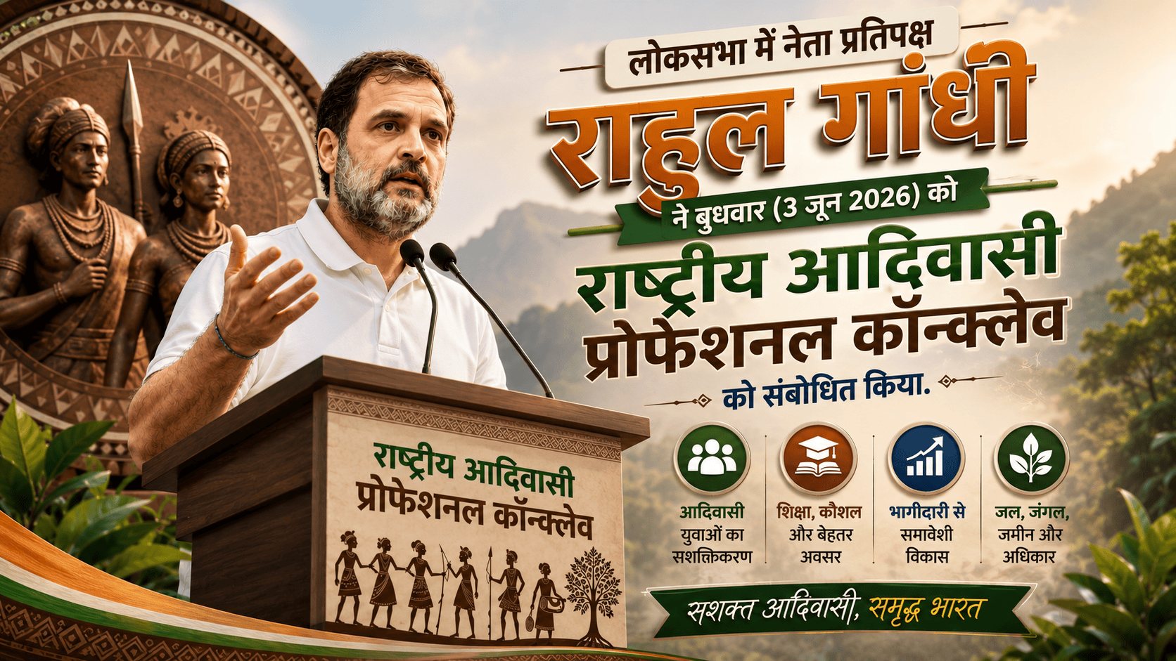 Rahul Gandhi targeted central BJP