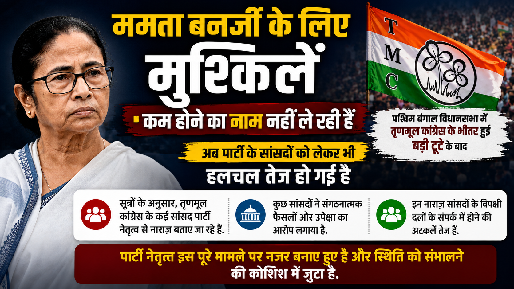 Mamata Banerjee troubles show