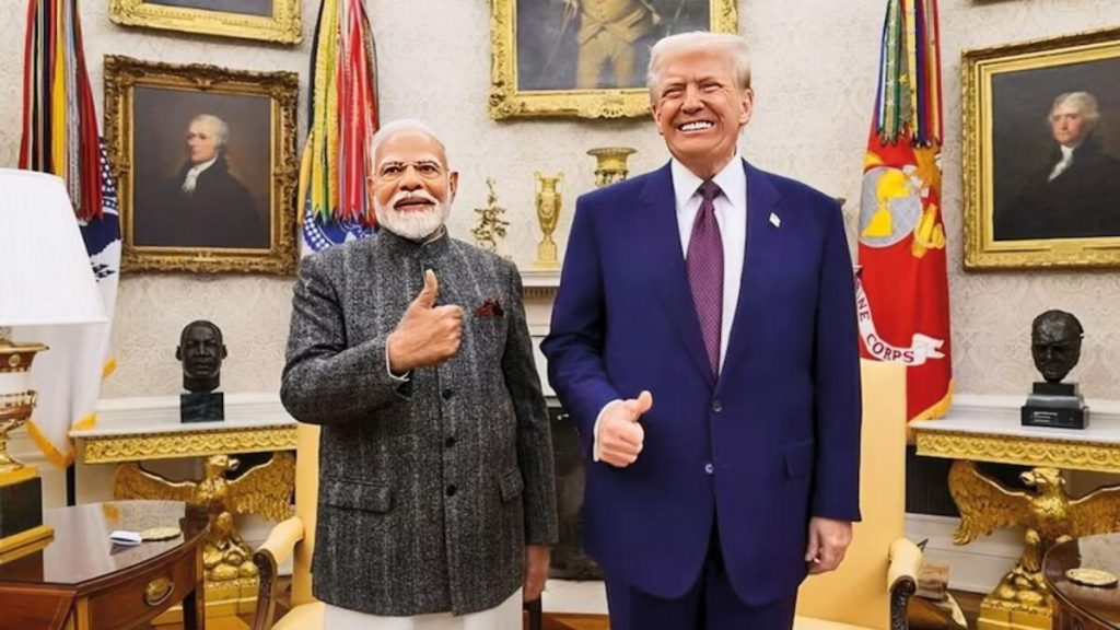 Donald trump and Modi meet today