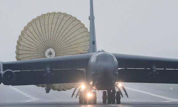 US Air Force B-52 Bomber Crash