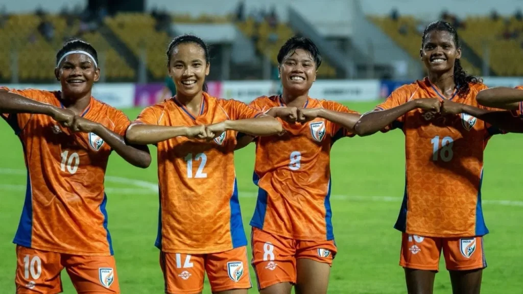 Indian women football team won