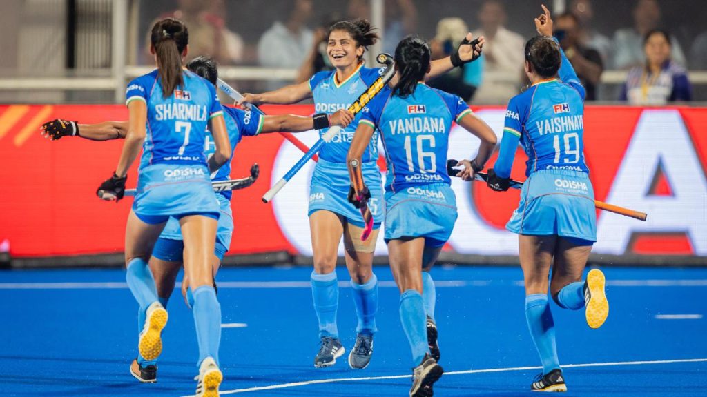 Indian women hockey team made histor