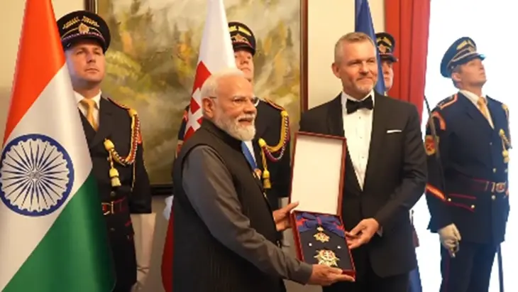 Modi conferred higher civilian honor