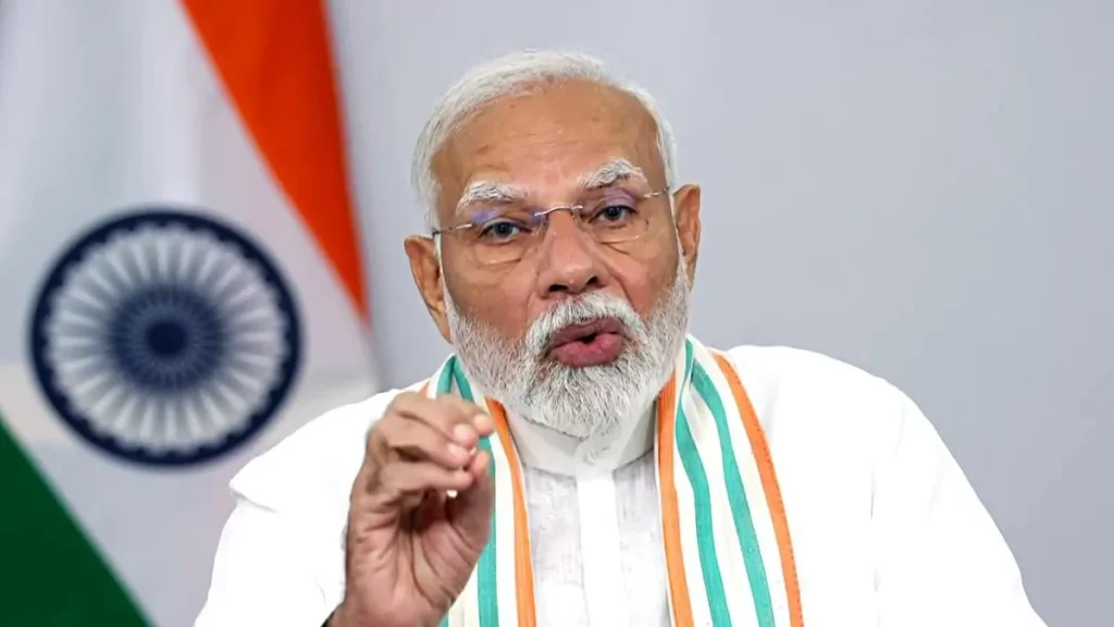 take morphed photo of PM Modi