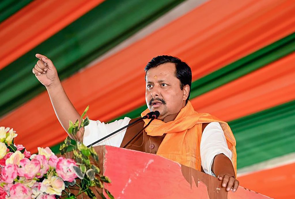 BJP President Nitin Navin in UP