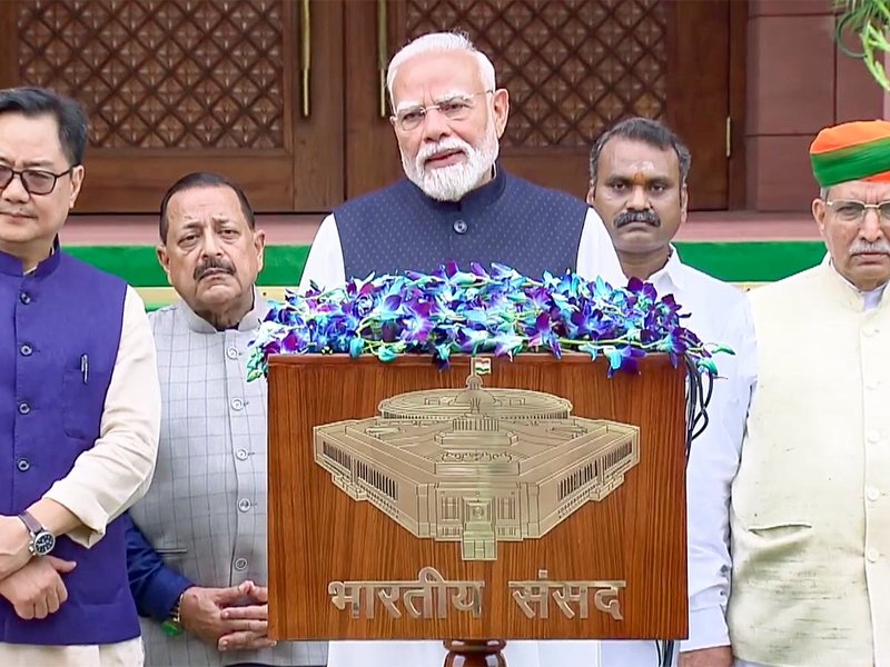 Modi speak ahead of Monsoon Session