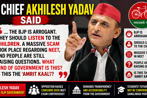SP chief Akhilesh Yadav said