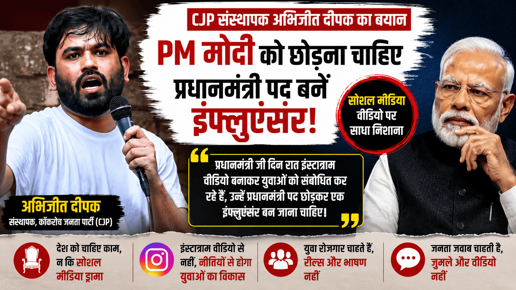 CJP Founder say about PM Modi