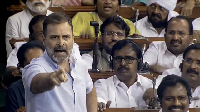 Rahul Gandhi expressed displeasure