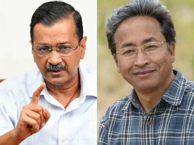 Arvind Kejriwal Meets Sonam Wangchuk