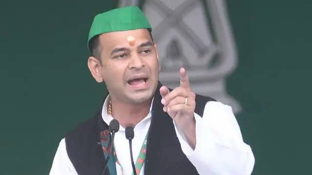 Tej Pratap Protest Neet paper leak