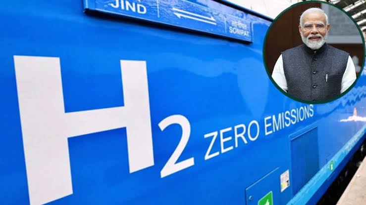 PM Modi Flags first hydrogen train