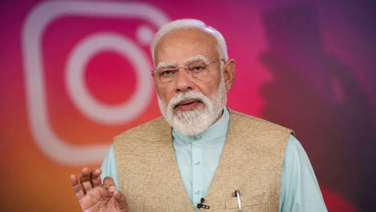 take morphed photo of PM Modi