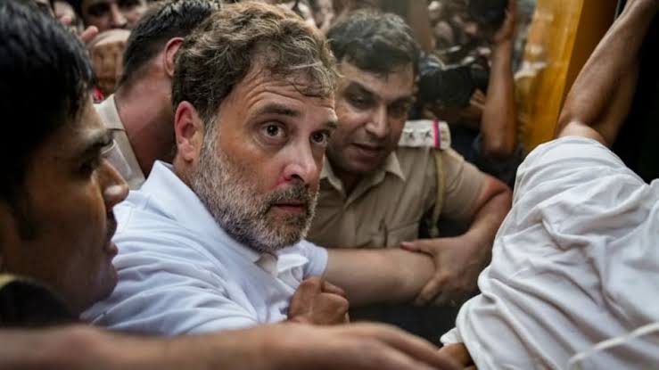 Rahul Gandhi in Jantar Mantar