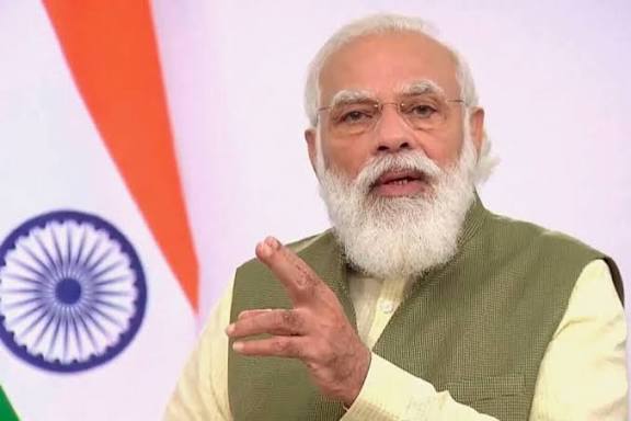 take morphed photo of PM Modi