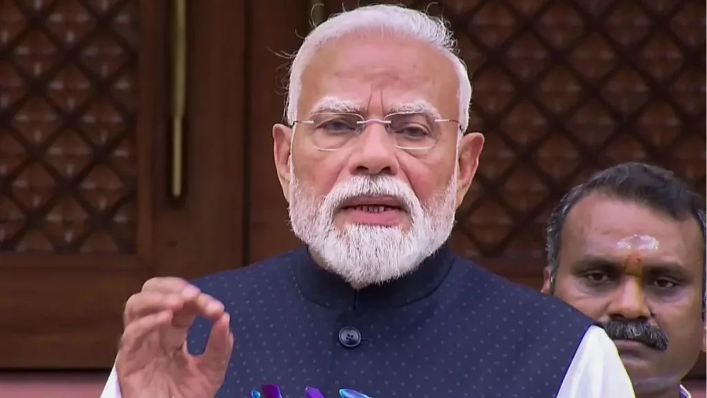 PM Modi has issued first statement