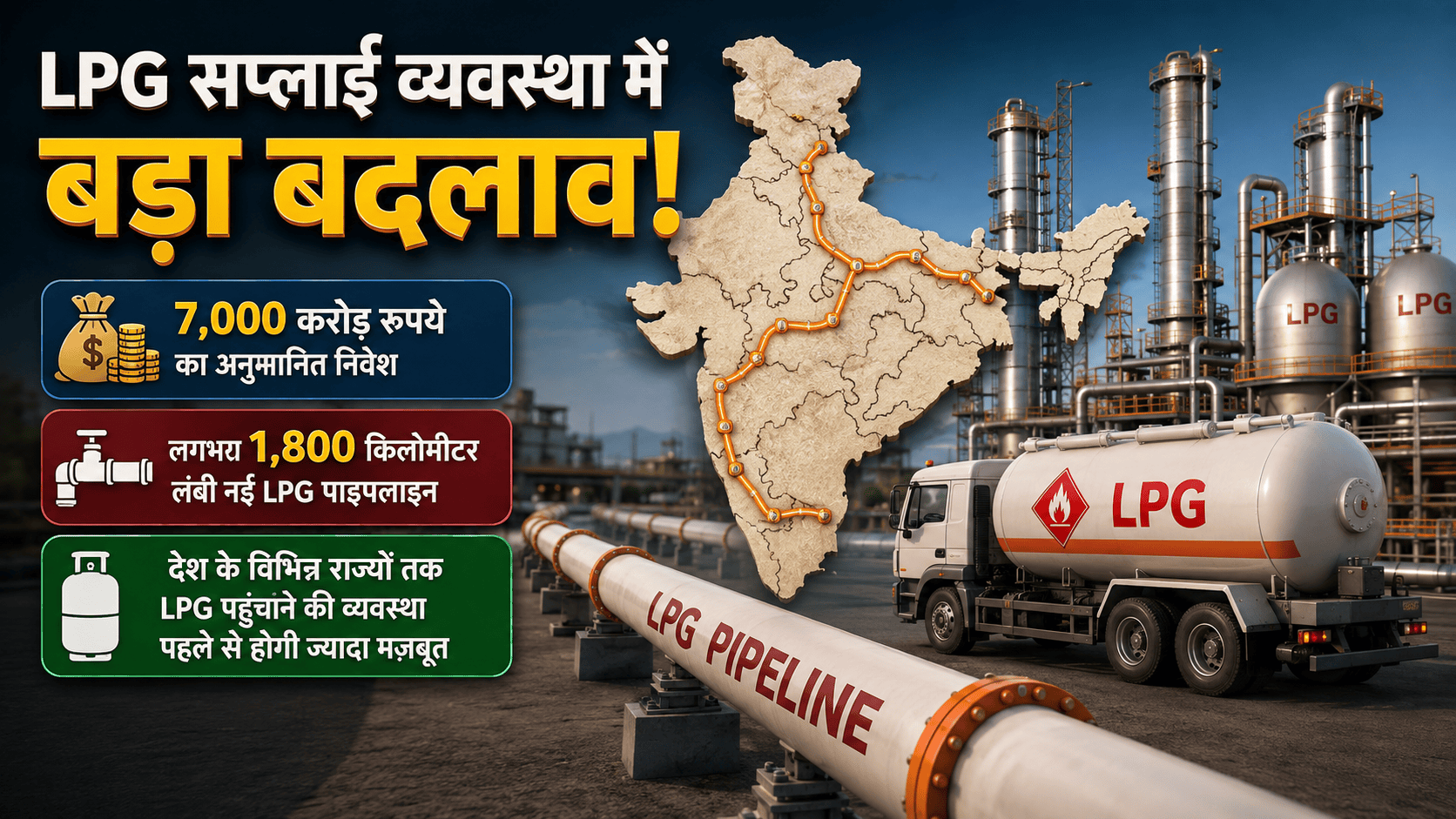 major shift in country LPG supply
