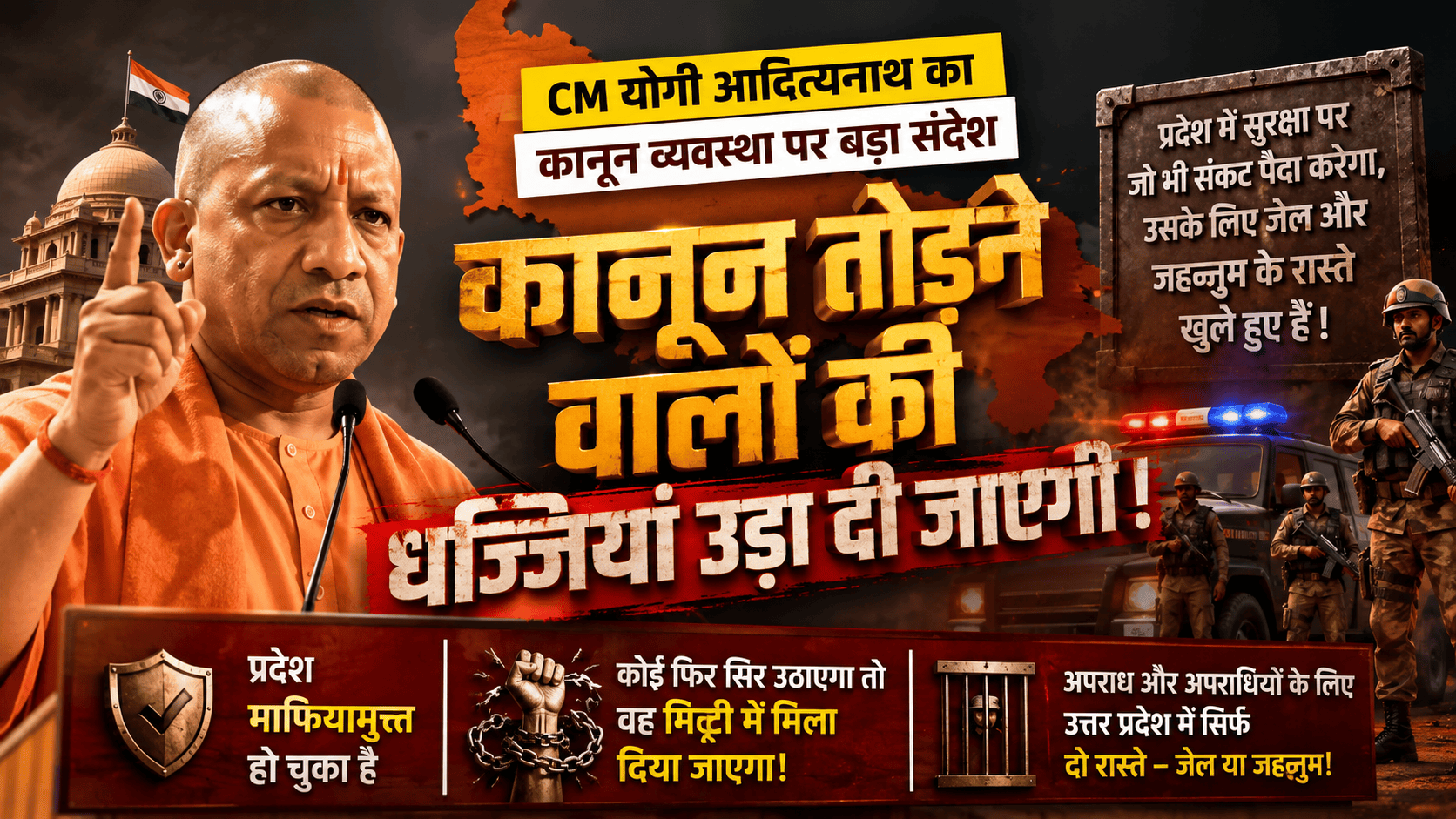 threat to security will go to jail