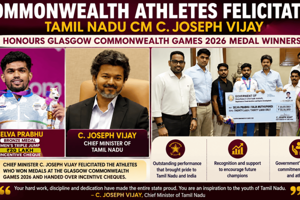 Commonwealth athletes felicitated