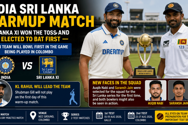 India Sri Lanka warmup match