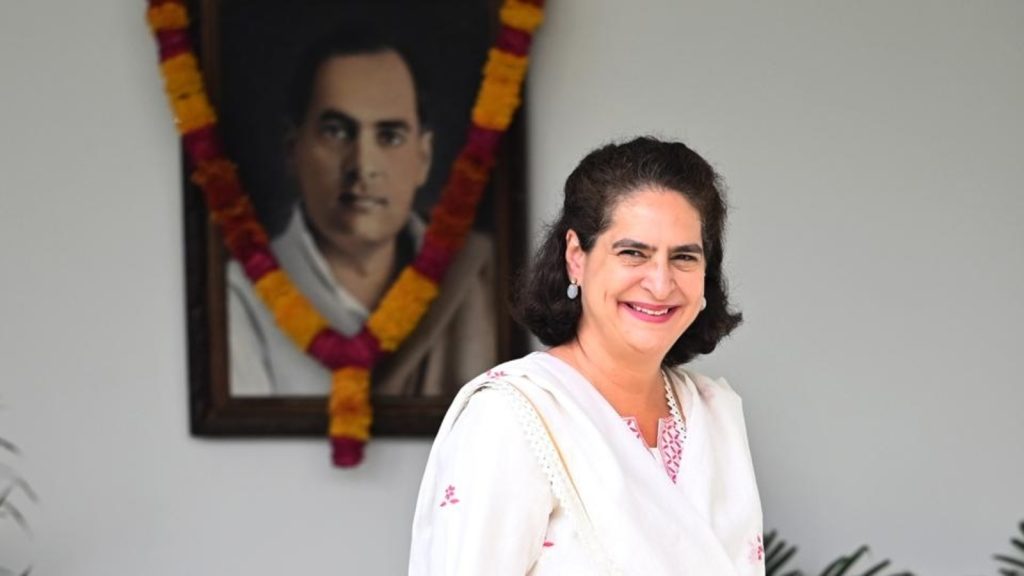 Priyanka Gandhi spoke up