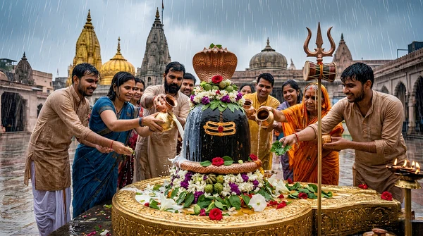 devotion to Lord Shiva is sweeping