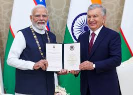 Uzbekistan conferred state Honor