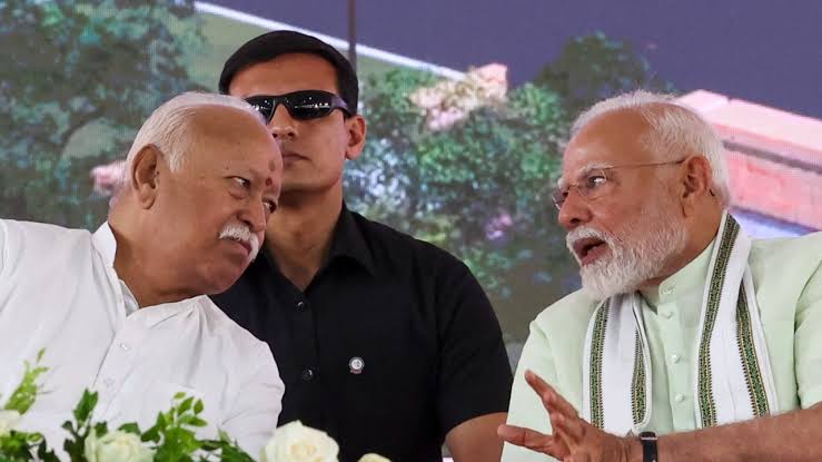RSS Chief Mohan Bhagwat Breaks