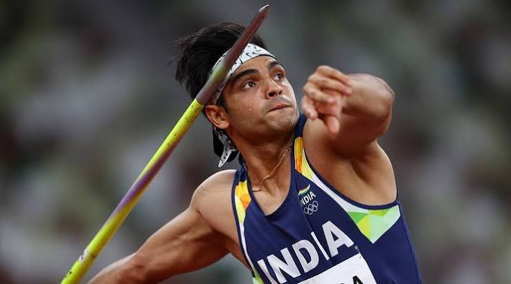 Neeraj Chopra is in second position